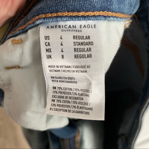 Size 4 Super High Rise Jegging American Eagle - Picture 5 of 7